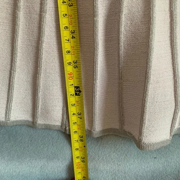 Y2K luxury Ribbed A line knit dress - Picture 12 of 12